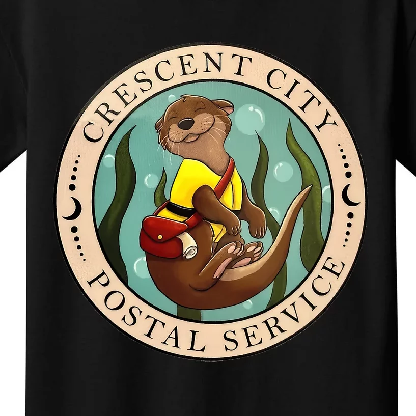 Crescent City Postal Service Messenger Otter Crescent City Kids T-Shirt