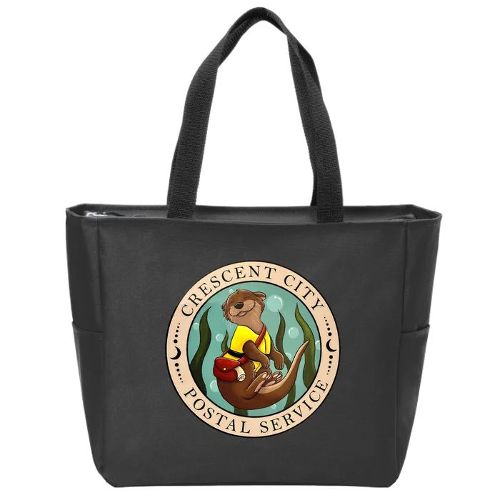 Crescent City Postal Service Messenger Otter Crescent City Zip Tote Bag