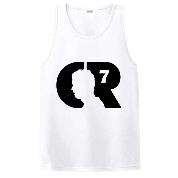 Cool Cristiano Portugal Captain Jersey Face Performance Tank