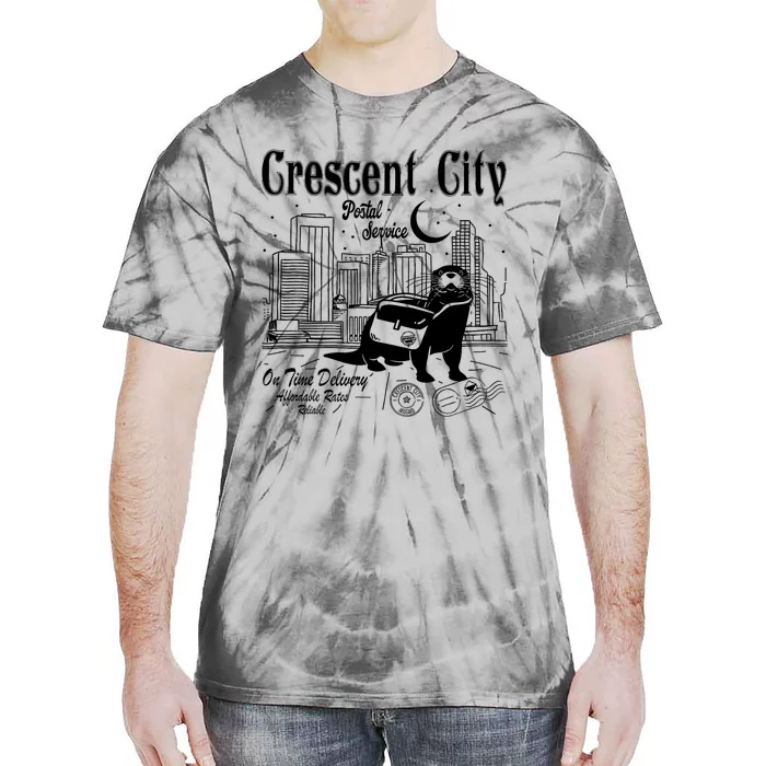 Crescent City Postal Service Messenger Otter Crescent City Tie-Dye T-Shirt