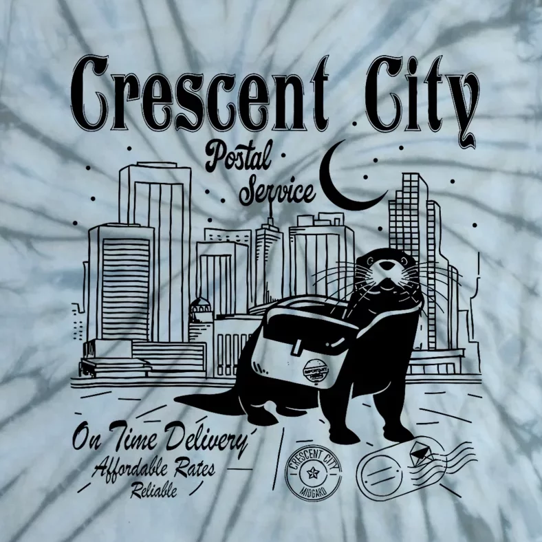 Crescent City Postal Service Messenger Otter Crescent City Tie-Dye T-Shirt