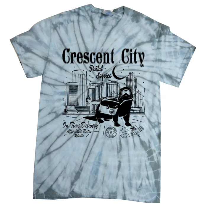 Crescent City Postal Service Messenger Otter Crescent City Tie-Dye T-Shirt