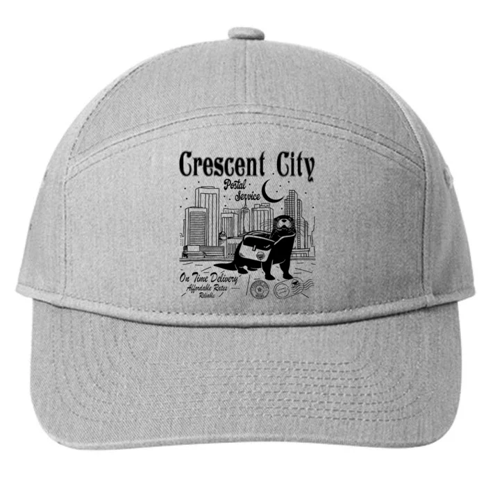 Crescent City Postal Service Messenger Otter Crescent City 7-Panel Snapback Hat