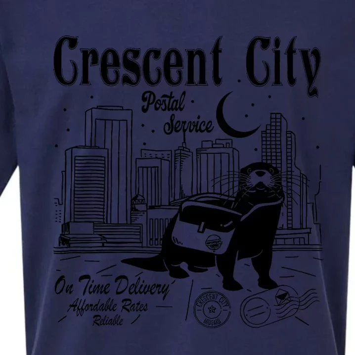 Crescent City Postal Service Messenger Otter Crescent City Sueded Cloud Jersey T-Shirt