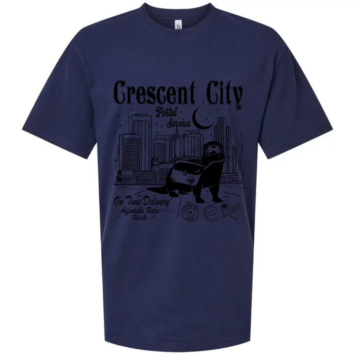 Crescent City Postal Service Messenger Otter Crescent City Sueded Cloud Jersey T-Shirt