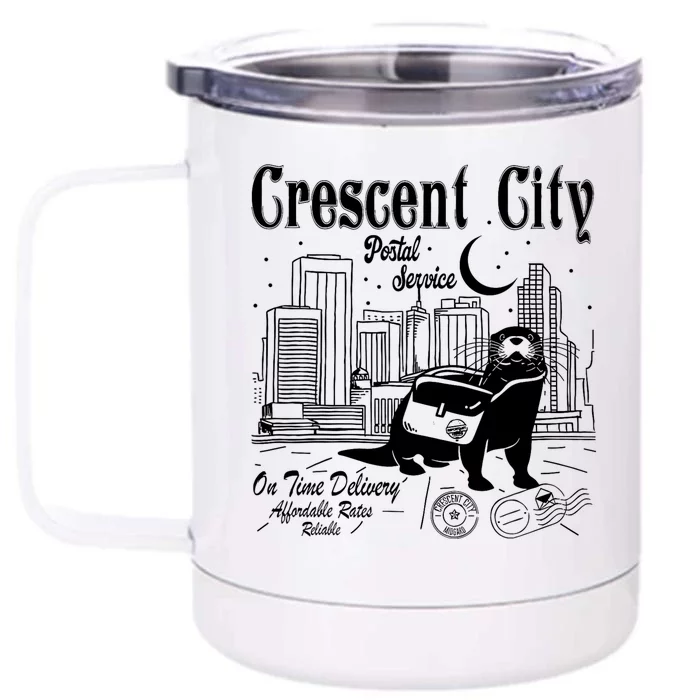 Crescent City Postal Service Messenger Otter Crescent City Front & Back 12oz Stainless Steel Tumbler Cup