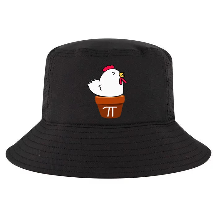 Cute Chicken Pot Pie Funny Math Pun Pi Symbol Cool Comfort Performance Bucket Hat