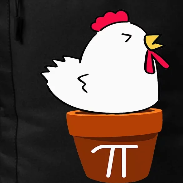 Cute Chicken Pot Pie Funny Math Pun Pi Symbol Daily Commute Backpack