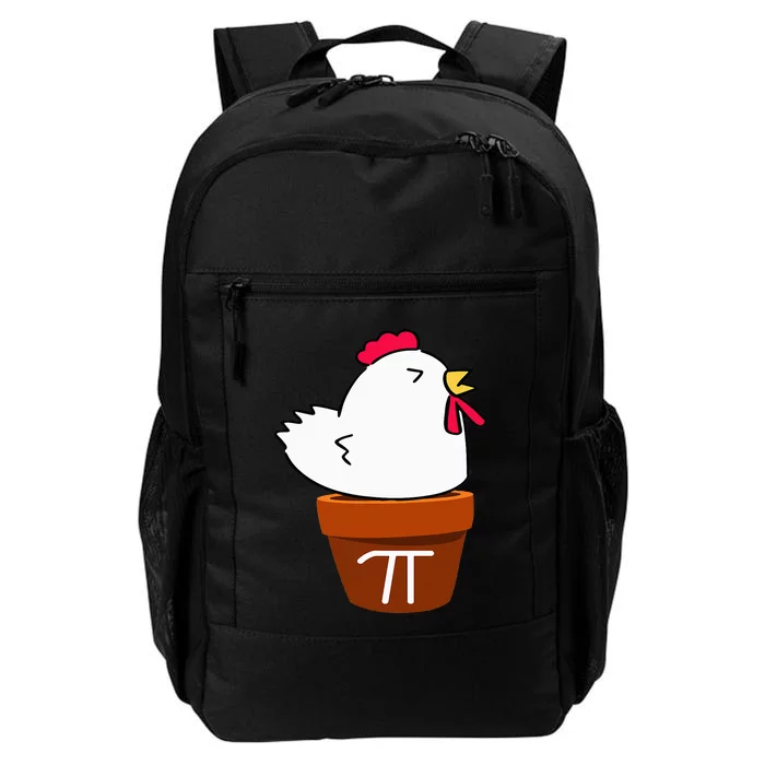 Cute Chicken Pot Pie Funny Math Pun Pi Symbol Daily Commute Backpack