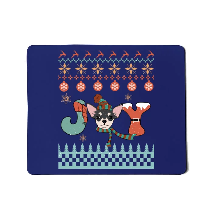 Cute Christmas Puppy Joy Mousepad