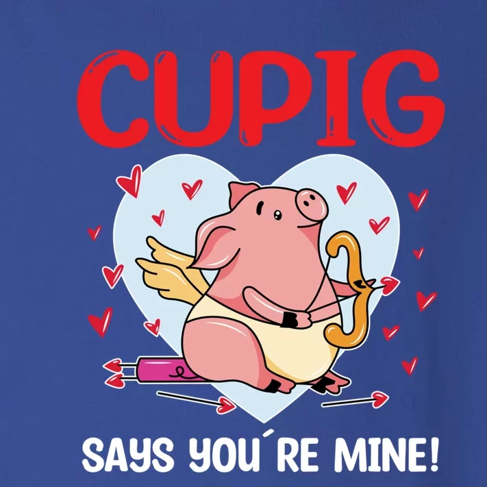 Cute Cupid Pig For Valentine’s Day Friend Friend Cute Gift Toddler Long Sleeve Shirt