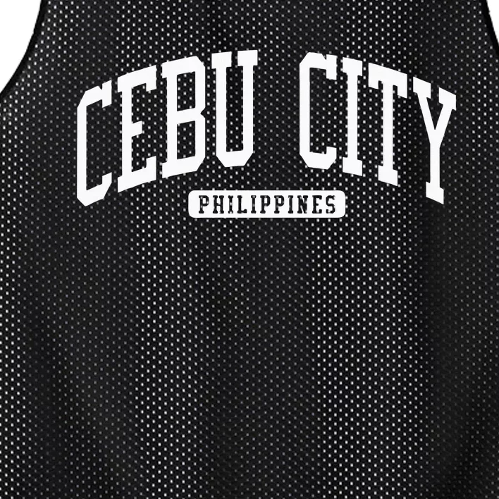 Cebu City Philippines Style Mesh Reversible Basketball Jersey Tank