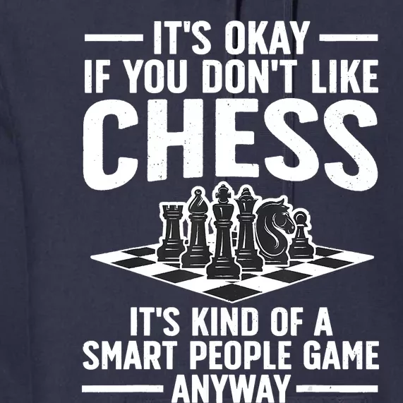 Cool Chess Players Art For Men Chess Lover Novelty Premium Hoodie