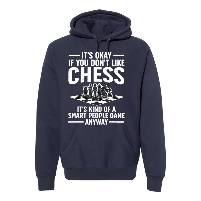 Cool Chess Players Art For Men Chess Lover Novelty Premium Hoodie