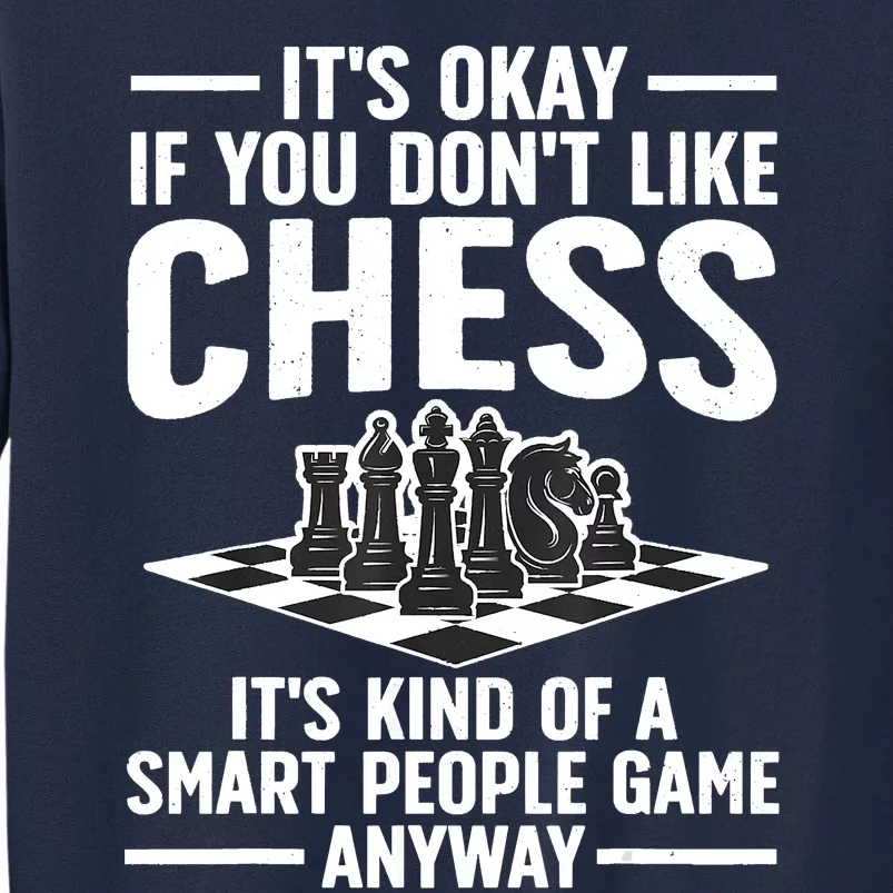 Cool Chess Players Art For Men Chess Lover Novelty Tall Sweatshirt