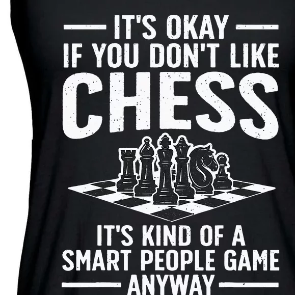 Cool Chess Players Art Chess Lover Novelty Ladies Essential Flowy Tank