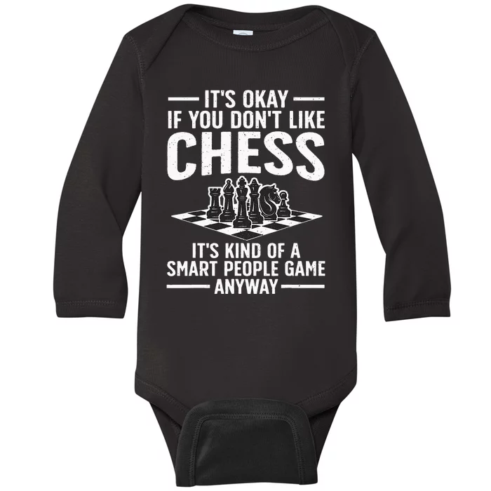 Cool Chess Players Art Chess Lover Novelty Baby Long Sleeve Bodysuit