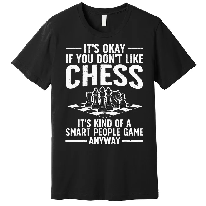 Cool Chess Players Art Chess Lover Novelty Premium T-Shirt