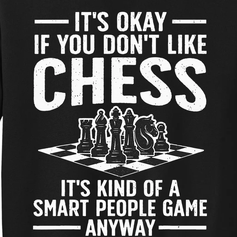 Cool Chess Players Art Chess Lover Novelty Tall Sweatshirt