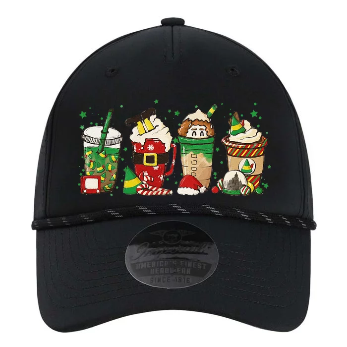 Christmas Coffee Peppermint Iced Latte Snowmen Hot Cocoa Performance The Dyno Cap