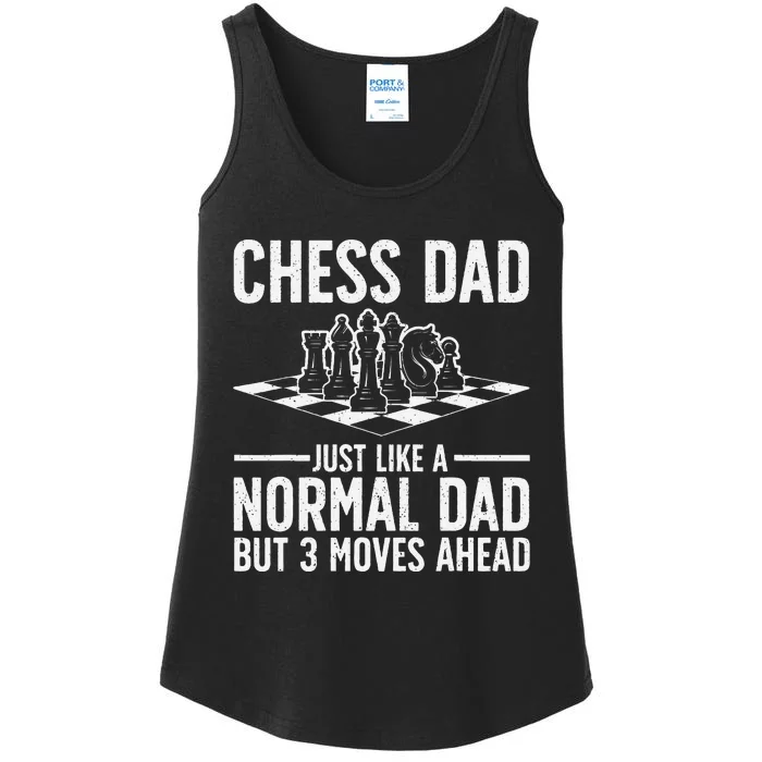 Cool Chess Player Art Dad Knight Chess Lovers Pieces Ladies Essential Tank