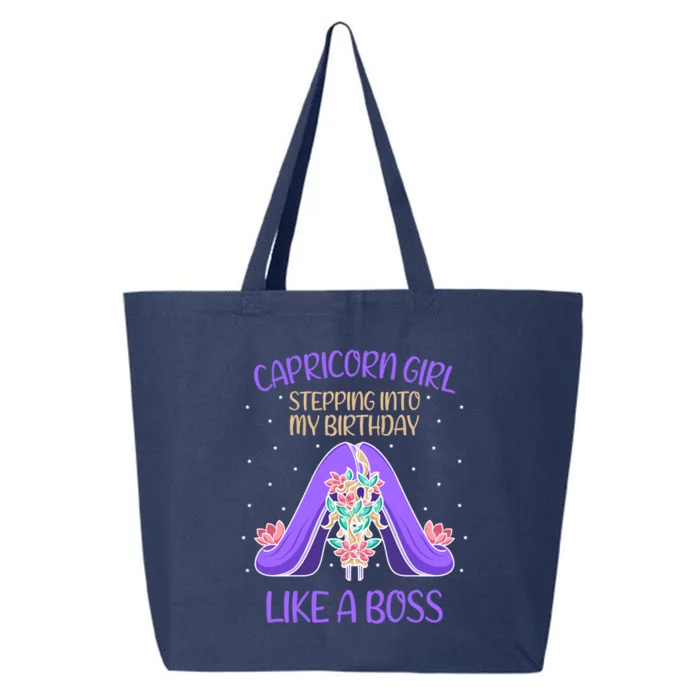 Cute Capricorn Queen Boss January Birthday Zodiac Gift 25L Jumbo Tote