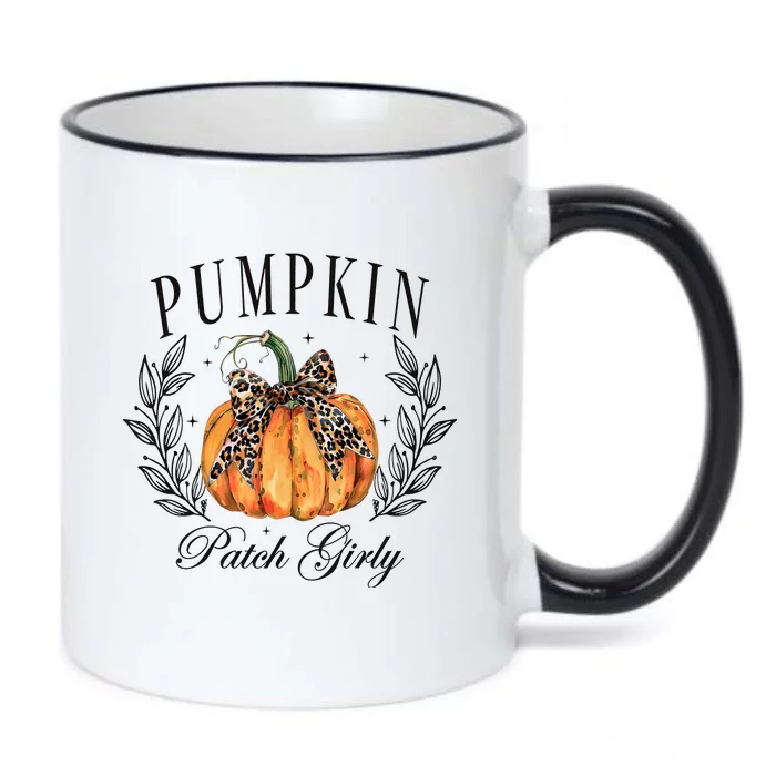 Childhood Cancer Quote Halloween Pumpkin Patch Girly Black Color Changing Mug