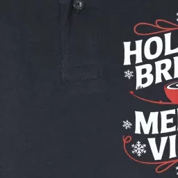 Christmas Coffee Quote Holiday Brew Merry View Tank Top Softstyle Adult Sport Polo