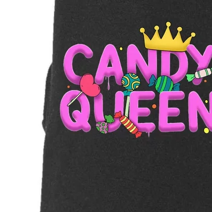 Cool Candy Queen Art For Candy Lollipop Lovers Doggie 3-End Fleece Hoodie