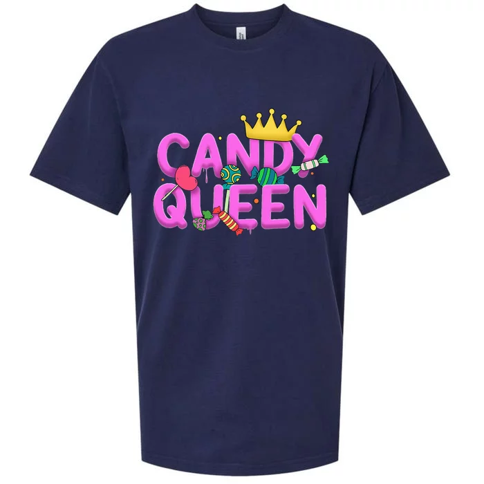 Cool Candy Queen Art For Candy Lollipop Lovers Sueded Cloud Jersey T-Shirt