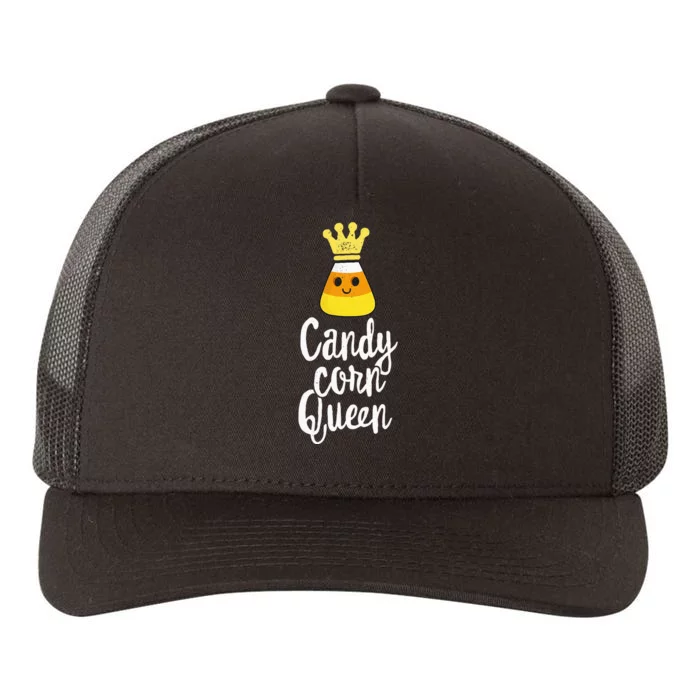 Candy Corn Queen Cute Halloween Kawaii Crown Yupoong Adult 5-Panel Trucker Hat