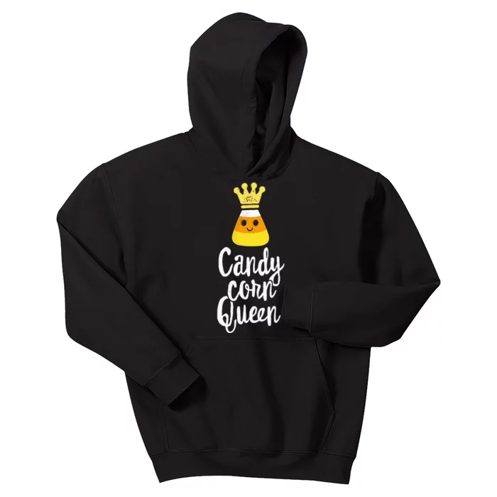 Candy Corn Queen Cute Halloween Kawaii Crown Kids Hoodie