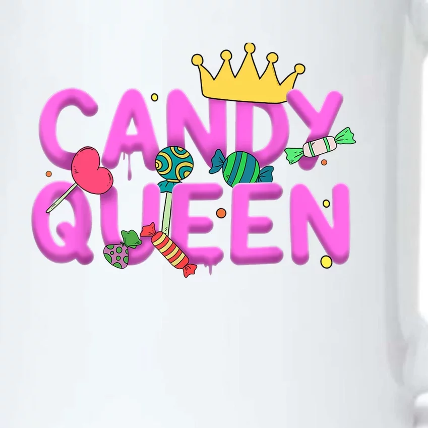 Cool Candy Queen Art For Wo Girls Candy Lollipop Lovers Black Color Changing Mug