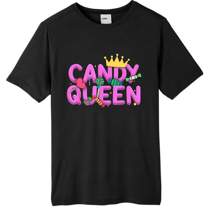 Cool Candy Queen Art For Wo Girls Candy Lollipop Lovers ChromaSoft Performance T-Shirt