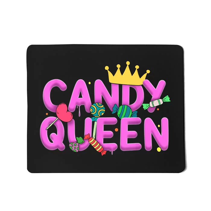 Cool Candy Queen Art For Wo Girls Candy Lollipop Lovers Mousepad