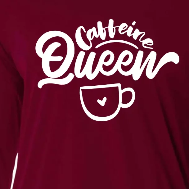 Caffeine Coffee Queen Cooling Performance Long Sleeve Crew