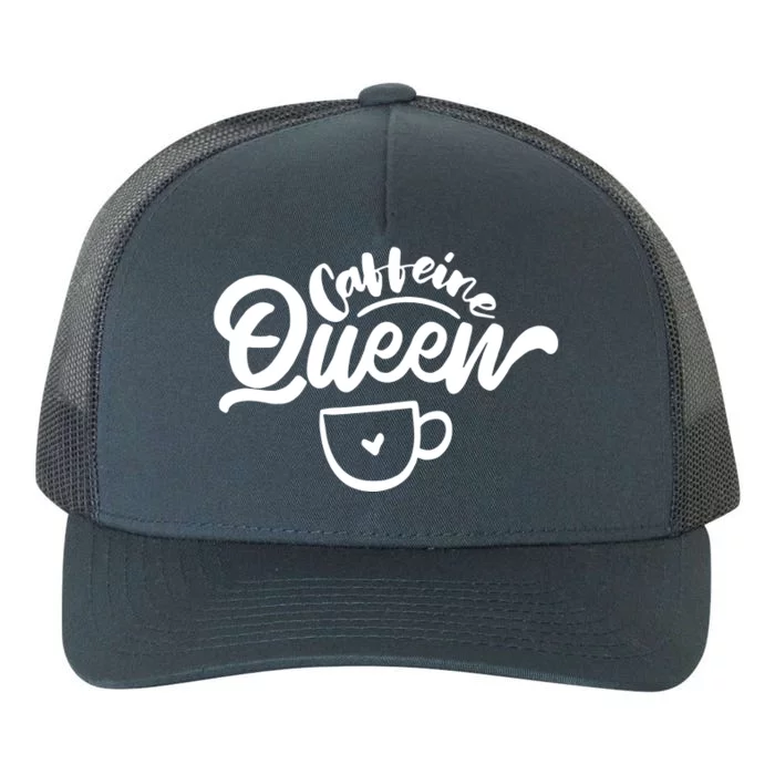 Caffeine Coffee Queen Yupoong Adult 5-Panel Trucker Hat