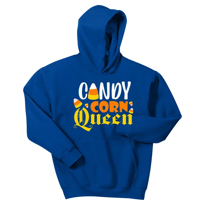 Candy Corn Queen Costume Halloween Cute Kawaii Crown Kids Hoodie