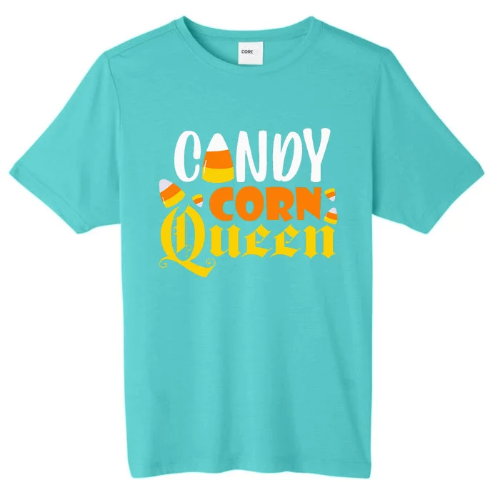 Candy Corn Queen Costume Halloween Cute Kawaii Crown ChromaSoft Performance T-Shirt