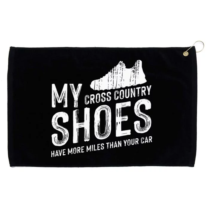 Cross Country Running XC Run Runner Grommeted Golf Towel