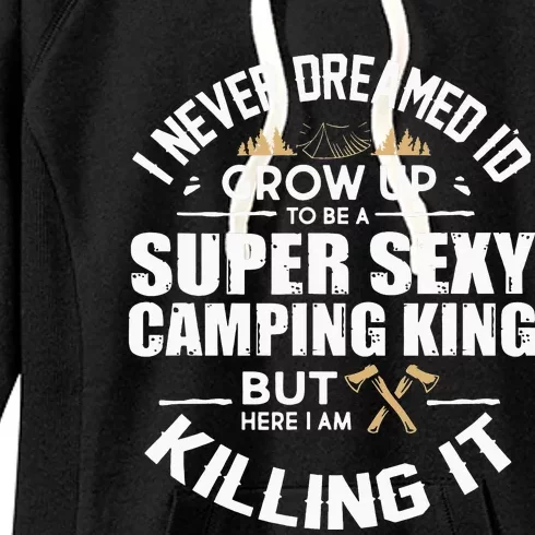 Camping Camper RV Camping Vacation Camping Dad Women's Fleece Hoodie