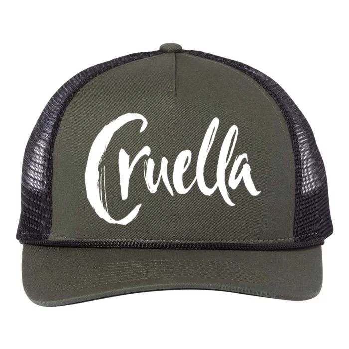 Cruella Retro Rope Trucker Hat Cap