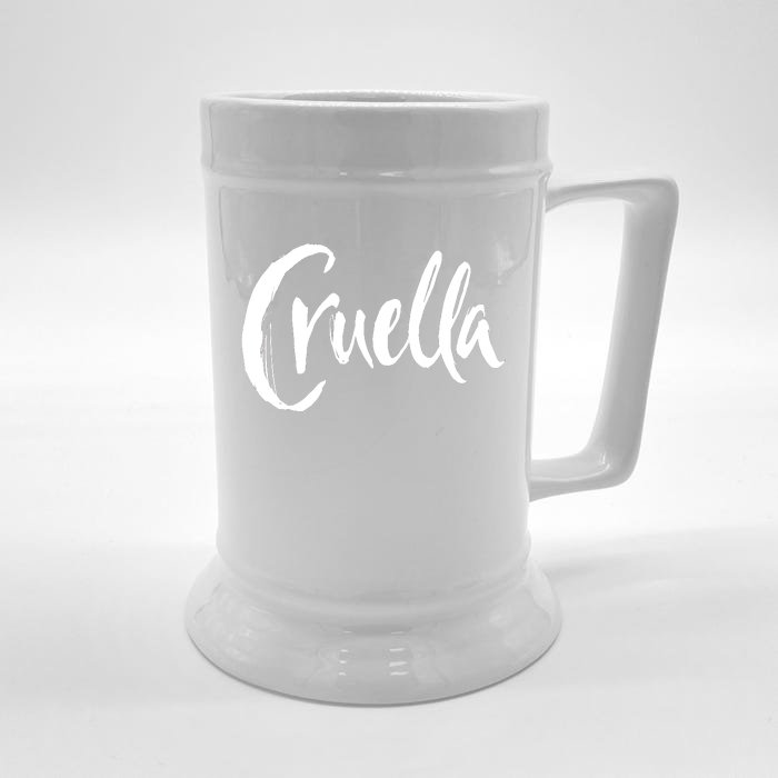 Cruella Front & Back Beer Stein