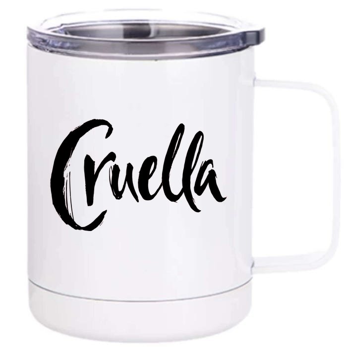 Cruella Front & Back 12oz Stainless Steel Tumbler Cup