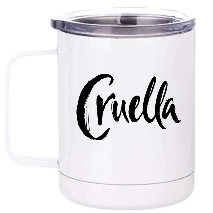 Cruella Front & Back 12oz Stainless Steel Tumbler Cup