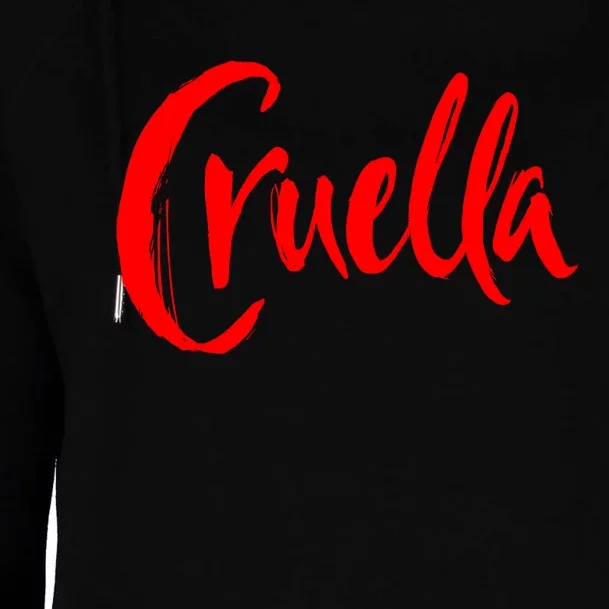 Cruella Womens Funnel Neck Pullover Hood