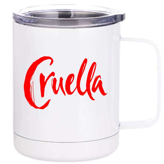 Cruella Front & Back 12oz Stainless Steel Tumbler Cup