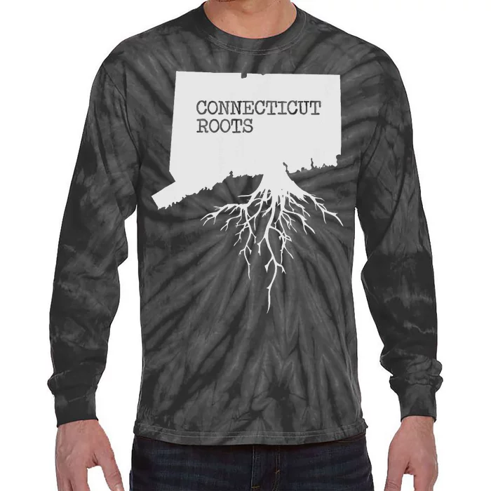 Connecticut Connecticut Roots State Tie-Dye Long Sleeve Shirt