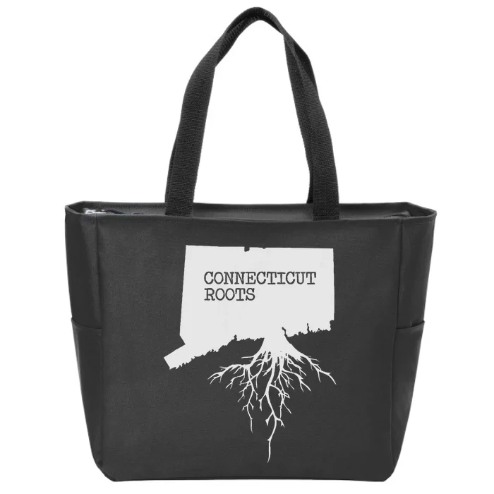 Connecticut Connecticut Roots State Zip Tote Bag