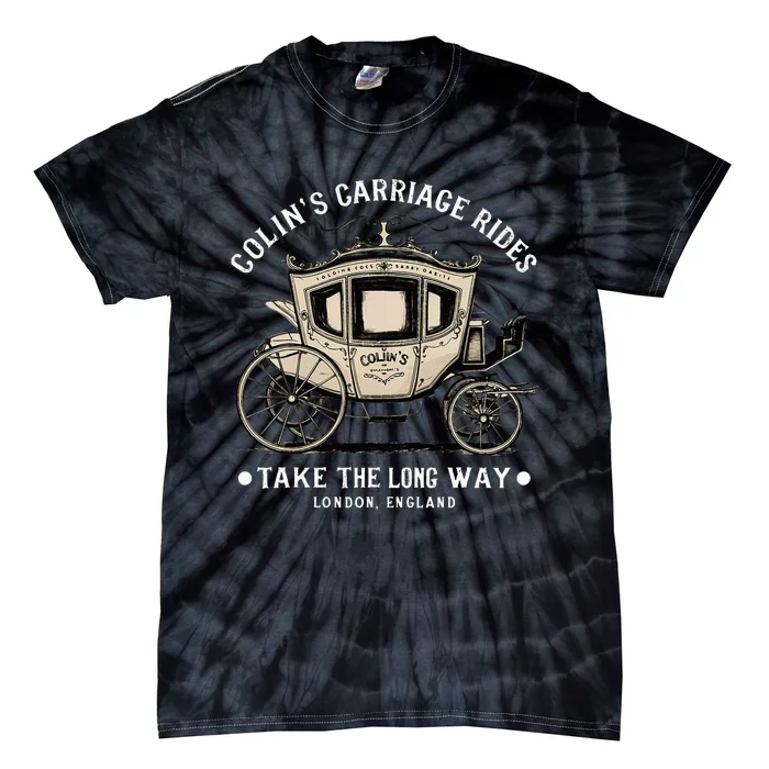 ColinS Carriage Rides Take The Long Way Tie-Dye T-Shirt